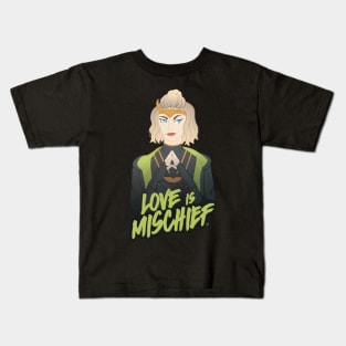 Love is Mischief Kids T-Shirt